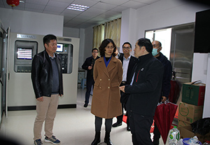 市領導吳曉暉、閆景軍到威華集團調研